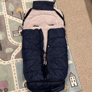Navy Blue Baby Stroller Footmuff